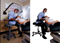 Left: Standard Dentist Stool; Right: HAG Capisco