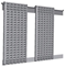 Medicine Storage | Sliding Louvre Panel System | 2 Bay Medi