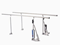 Parallel Bars/Walking Rails | Electric Height Adjustable