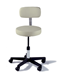 Manually Adjustable Stool With Back - Midmark/Ritter 271 